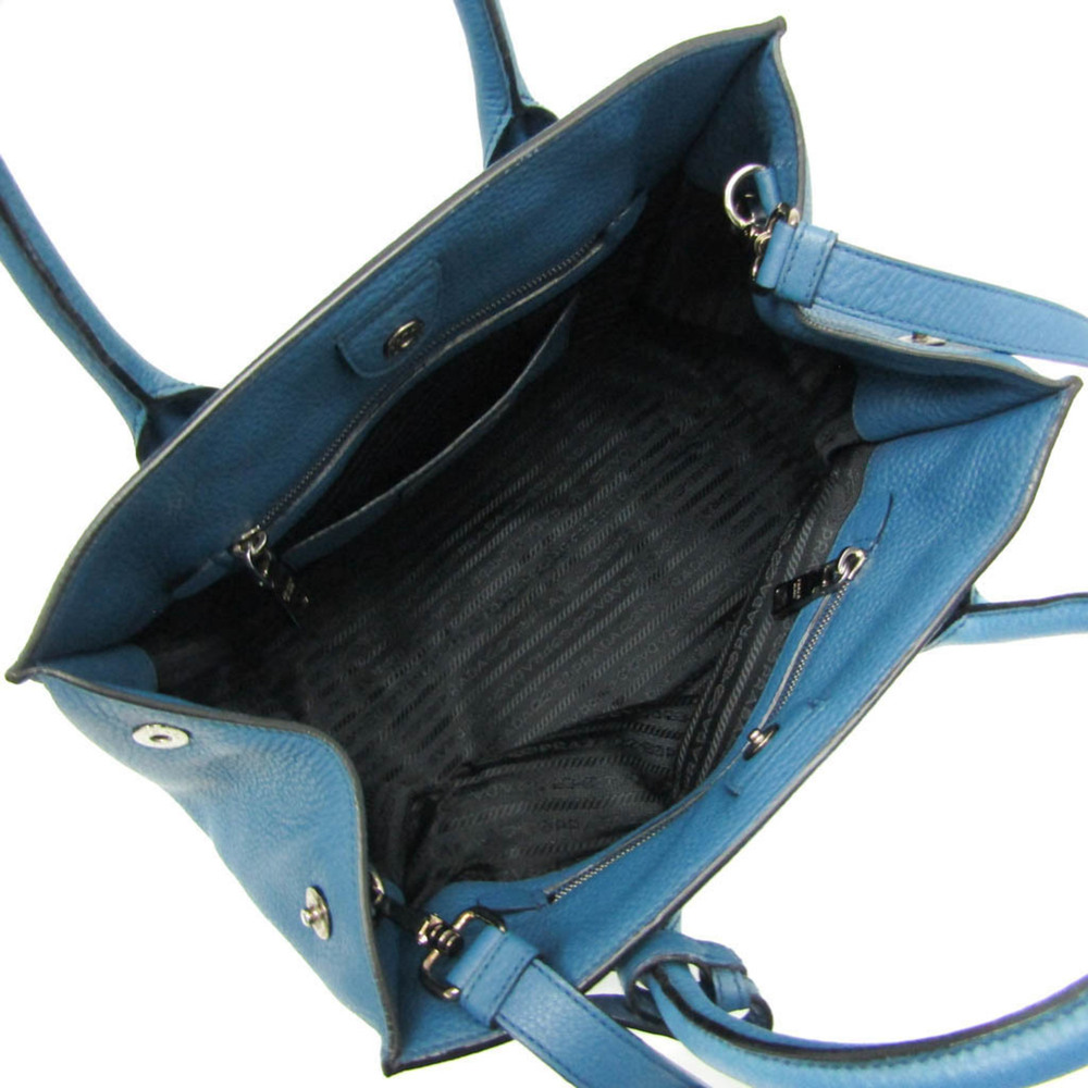 PRADA Blue Shoulder Bag - Picture 3 of 16